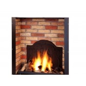 Bioethanol Flame Einsatz gross mit Steinmotiv und Medallion